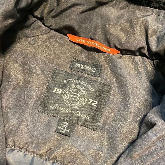 Buffalo David Bitton Faux Fur Camo Jacket NEW - Picture 2 of 6